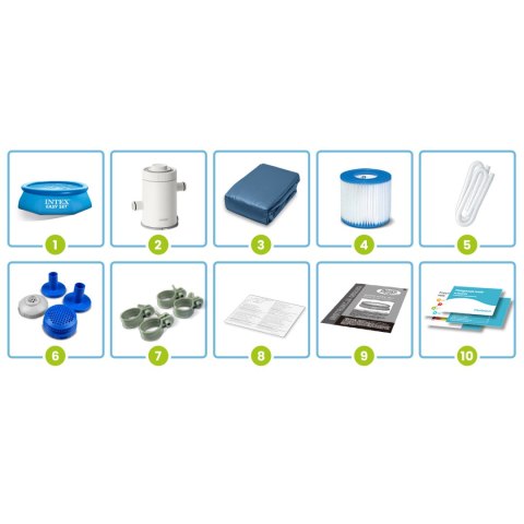 Basen ogrodowy rozporowy 305 x 76 cm zestaw 4w1 INTEX 28122