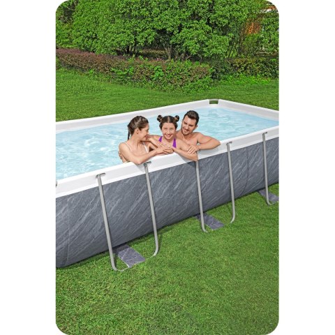 Basen ogrodowy stelażowy 404 x 201 x 100 cm 11w1 Bestway 56721