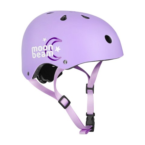 NA0189 ZESTAW LED ŁYŻWOROLKI OCHRANIACZE MOONBEAM FIOLETOWE ROZM. L(39-42) NILS EXTREME