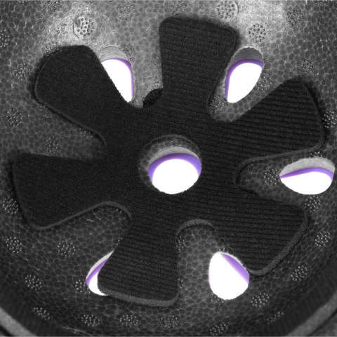 NA0189 ZESTAW LED ŁYŻWOROLKI OCHRANIACZE MOONBEAM FIOLETOWE ROZM. L(39-42) NILS EXTREME