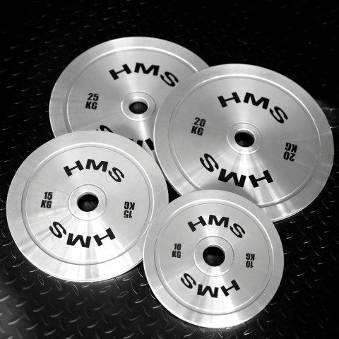 TOS ZESTAW TALERZY OLIMPIJSKICH STALOWYCH KALIBROWANYCH 2 x 10 - 25 KG (140 KG) HMS TOS ZESTAW TALERZY OLIMPIJSKICH STALOWYCH KALIBROWANYCH 2 x 10 - 25 KG (140 KG) HMS