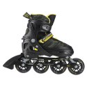 NA11002 CZARNO/ŻÓŁTE ROZM. S (31-34) ŁYŻWOROLKI NILS EXTREME