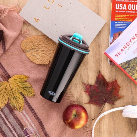 NCB18 CZARNY KUBEK TERMICZNY NILS CAMP