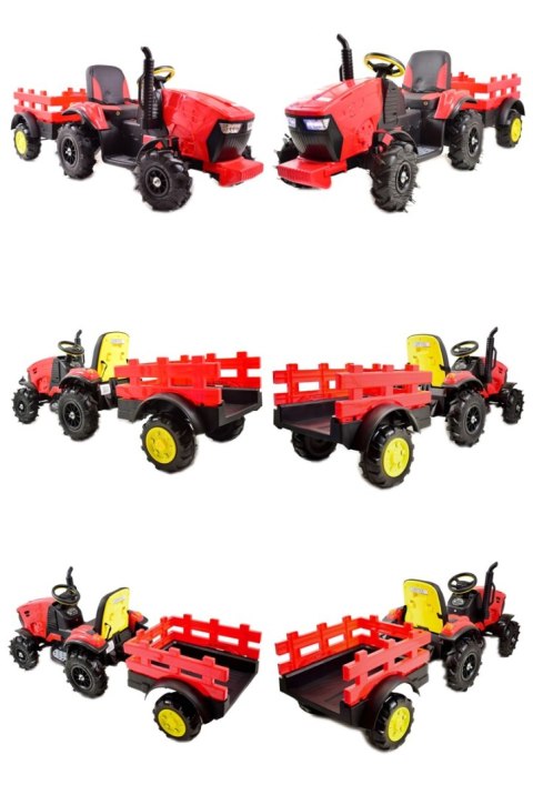 MEGA TRAKTOR Z PRZYCZEPĄ, KOŁA POMPOWANE, MIĘKKIE SIEDZENIE, PILOT,NOWOCZESNY PANEL, FUNKCJA BUJANIA/TT990D MEGA TRAKTOR Z PRZYCZEPĄ, KOŁA POMPOWANE, MIĘKKIE SIEDZENIE, PILOT,NOWOCZESNY PANEL, FUNKCJA BUJANIA/TT990D