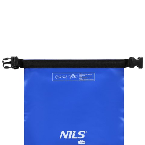 NC17103 KARIMATA SKŁADANA TURYSTYCZNA Z PODBICIEM ALUMINIOWYM + XPE 195 CM NIEBIESKA NILS CAMP