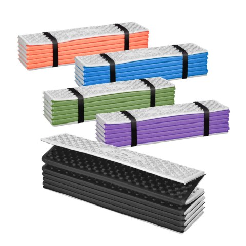 NC17103 KARIMATA SKŁADANA TURYSTYCZNA Z PODBICIEM ALUMINIOWYM + XPE 195 CM NIEBIESKA NILS CAMP