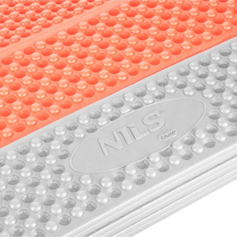 NC17103 KARIMATA SKŁADANA TURYSTYCZNA Z PODBICIEM ALUMINIOWYM + XPE 195 CM POMARAŃCZOWA NILS CAMP