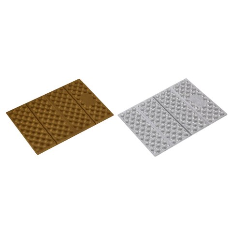 NC17105 MATA KEMPINGOWA DO SIEDZENIA Z PODBICIEM ALUMINIOWYM +IXPE 40 CM BRĄZOWA NILS CAMP