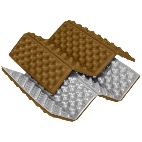 NC17105 MATA KEMPINGOWA DO SIEDZENIA Z PODBICIEM ALUMINIOWYM +IXPE 40 CM BRĄZOWA NILS CAMP