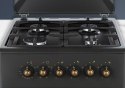 Kuchnia gazowo-elektryczna Retro Designe MPM-56-KRM-13 czarna