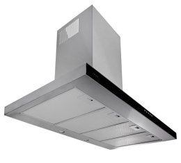 Okap kominowy AKPO WK-4 FENIKS SLIM GLASS 90 (435,6 m3/h; 900mm; kolor czarny)