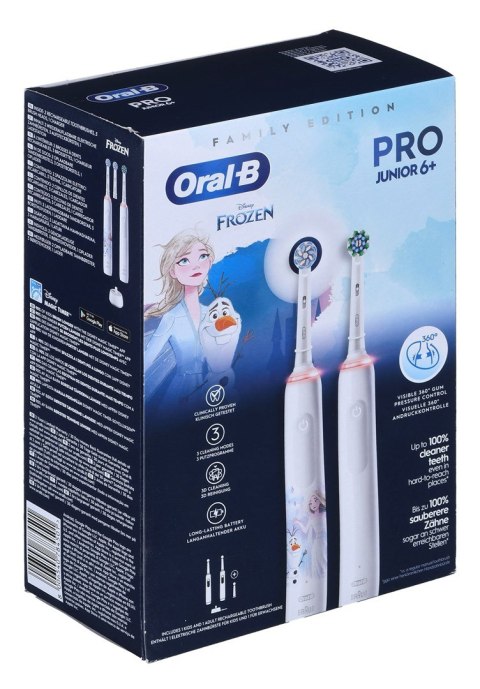 Zestaw 2 szczoteczek Oral-B 3 3000 i Junior Frozen
