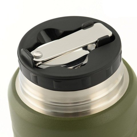 Termos obiadowy z łyżką ze stali Inox M-TAC Olive poj. 750 ml.