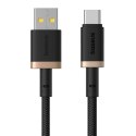 Kabel Baseus Dura USB-Typ C 60W 1m (czarno-złoty)