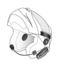 Interkom motocyklowy INTERPHONE U-COM 16, komplet na 1 kask