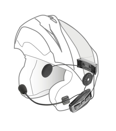Interkom motocyklowy INTERPHONE U-COM 16, komplet na 1 kask Interkom motocyklowy INTERPHONE U-COM 16, komplet na 1 kask