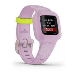 Smartband dziecięcy Garmin Vivofit Jr. 3 Lilac Floral