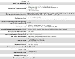 XTAR ŁADOWARKA DO AKUMULATORÓW CYLINDRYCZNYCH LI-ION MC4S