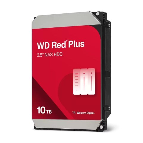 Dysk HDD WD Red Plus WD100EFGX (10 TB ; 3.5"; 512 MB; 7200 obr/min)