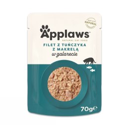 Applaws Cat Pouch Jelly Tuna Fillet w Mackerel 70g