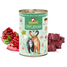 GranataPet DeliCatessen dziczyzna mokra karma dla kota 400g