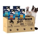 PURINA Felix MIX Smaków - mokra karma dla kota - 120x85 g