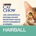 Purina Cat Chow Hairball z kurczakiem i zieloną fasolką w sosie - mokra karma dla kota - 85 g