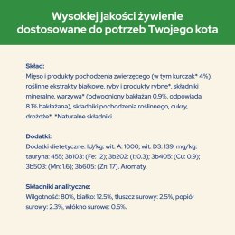 Purina Cat Chow Sterilised z kurczakiem i bakłażanem w sosie - mokra karma dla kota - 85 g