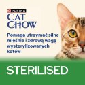 Purina Cat Chow Sterilised z kurczakiem i bakłażanem w sosie - mokra karma dla kota - 85 g