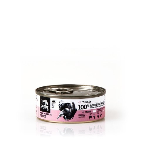 3Coty TURKEY for Adult cats 80g