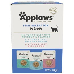 Applaws Cat Pouch Multipack Fish Selection 12x70g