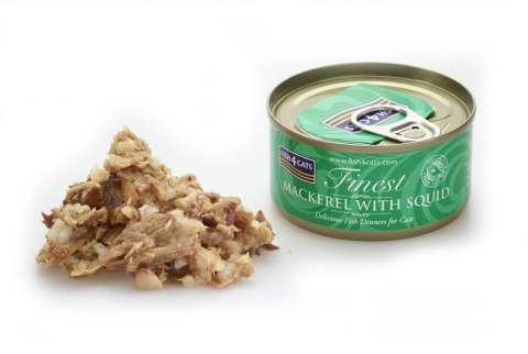 Fish4Cats Finest Makrela z Kałamarnicami 70g