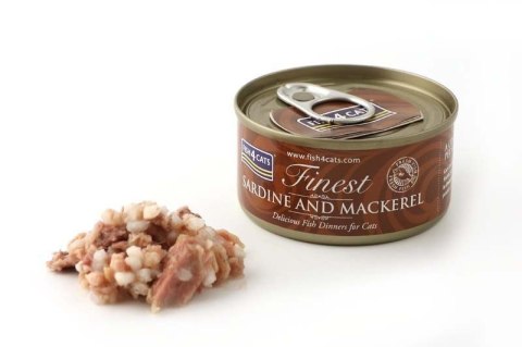 Fish4Cats Finest Sardynka z Makrelą 70g