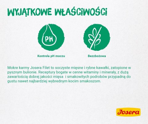 Josera Filet kurczak z kaczką - saszetka 85g