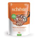 SCHESIR Adult Tuńczykiem AND Kurczak z SHRIMPS 85g