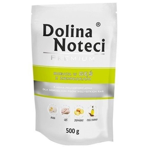 DOLINA NOTECI Premium bogata w gęś z ziemniakami - mokra karma dla psa - 500g