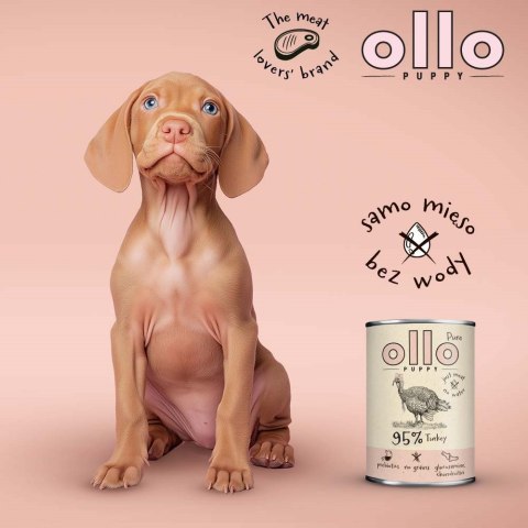 Ollo Puppy Pure Indyk 400g