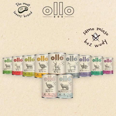 Ollo Puppy Pure Indyk 400g