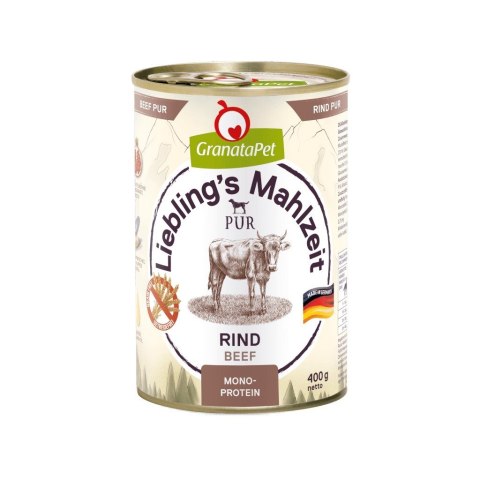 GranataPet Liebling´s Mahlzeit wołowina mokra karma dla psa 400g