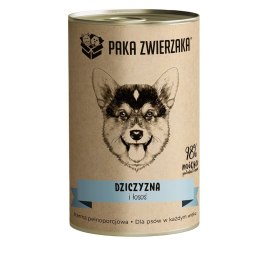 Paka Zwierzaka Dziczyzna i łosoś 400g