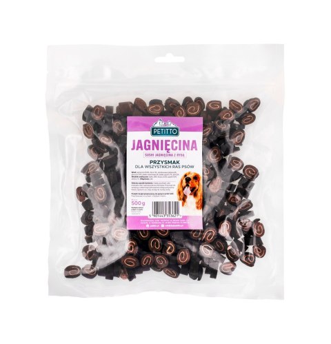 PETITTO - Sushi Jagnięcina z Rybą - przysmak dla psa - 500g