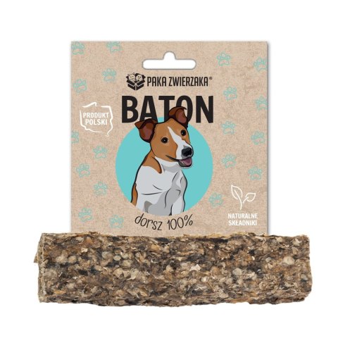 Paka Zwierzaka baton dorsz 100% 28g