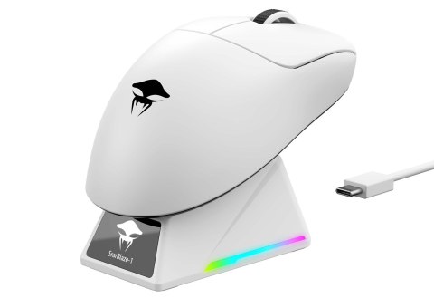 Mysz gamingowa bezprzewodowa Havit StarBlaze-1 (biało-czarny)