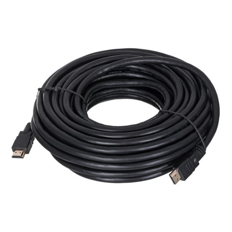 Kabel Lanberg CA-HDMI-10CC-0150-BK (HDMI M - HDMI M; 15m; kolor czarny)