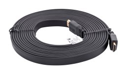 Kabel Lanberg CA-HDMI-21CU-0050-BK (HDMI M - HDMI M; 5m; kolor czarny)