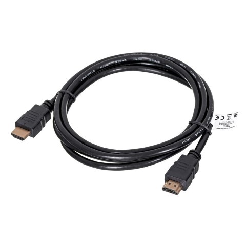 Kabel Lanberg CCS CA-HDMI-11CC-0018-BK (HDMI M - HDMI M; 1,8m; kolor czarny)