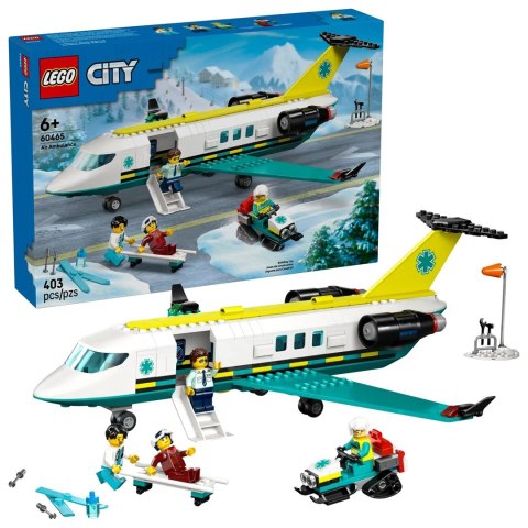 LEGO CITY 60465 BIG VEHICLES EMERGENCY AIR AMBULANCE AIRPLANE