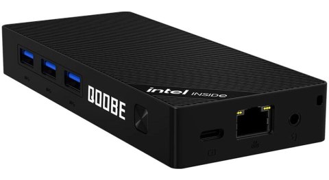 Mini PC Qoobe SUC N150/12GB/SSD 512GB/Win 11 Pro czarny