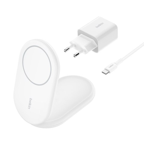 BELKIN ŁADOWARKA MAGSAFE QI2 15W BIAŁA ZASILACZ 20W BELKIN ŁADOWARKA MAGSAFE QI2 15W BIAŁA ZASILACZ 20W