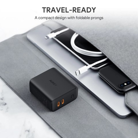 AUKEY PA-D2 ŁADOWARKA SIECIOWA 36W 2XUSB-C PD AUKEY PA-D2 ŁADOWARKA SIECIOWA 36W 2XUSB-C PD